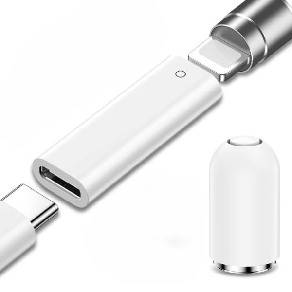 Laprite 2-Pack USB C to Pencil 1st Gen Adapter Type C Female to
